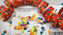 Zur Fastnacht und großem VHN-Narrentreffen in Öflingen findet die vorgezogene Bundestagswahl statt.
