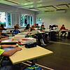David freut sich, wieder alle seine Mitschüler regelmäßig treffen zu können.