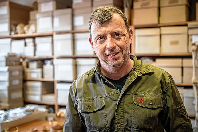 Er leitete die Ausgrabungen bei Allensbach: Kreisarchäologe Jürgen Hald.
