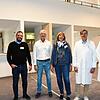 Der neue Eingang, durch den man ab 13. November für etwa zwei Jahre ins Singener Krankenhaus kommt, ist schon fast fertig. Dort stehen ...