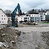 Nach dem Abriss des Postgebäudes bot sich im Mühlweg etliche Wochen dieser ungewohnte Anblick.