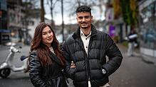 Pascal Wehrlein und seine Partnerin Sibel Levent in Kreuzlingen.