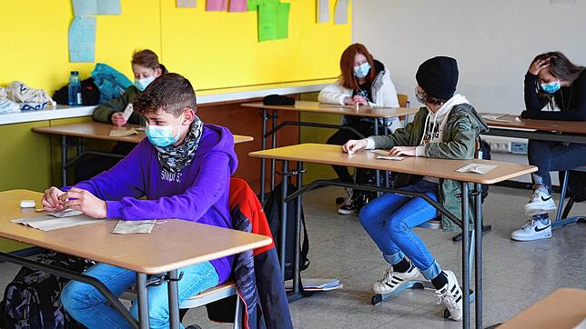 Schüler der 7. Klasse am Friedrich-Wöhler-Gymnasium machen zum ersten Mal im Unterricht Corona-Selbsttests. Fazit: Größenteils klappt ...
