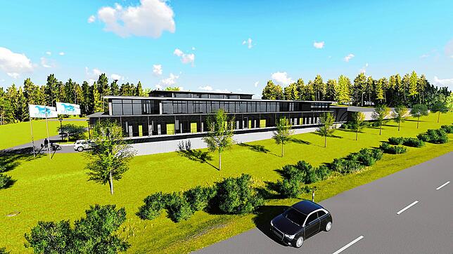 Bild 5: Die Planung steht: So soll die weltweit einzigartige Tierklinik im Gewerbegebiet Blumhof aussehen