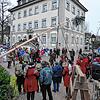 Traditionell mit dem Stellen des Narrenbaumes wird in der Kernstadt Wehr die Fasnacht eröffnet