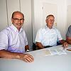 Sie sind die Köpfe der Bürgerinitiative, die Volkertshausen mit weiteren Hegau-Gemeinden in eine Fusion bringen wollen: die ehemaligen ...