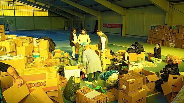 Mehr als 500 Kartons wurden am 8. Februar 2023 allein in Waldshut-Tiengen abgegeben.