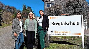 Claudia Mark, Daniela Jetter und Katharina Bücheler (von links) berichten vom Start des Projekts „Gemeinsam Arbeit erleben“. Foto: ...
