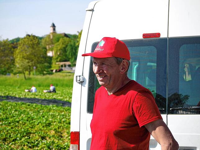 Vorarbeiter Marek Mielewczky.