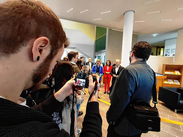 Bild 44: Kanzler Scholz besucht den Hochrhein - das sind die eindrücklichsten Bilder