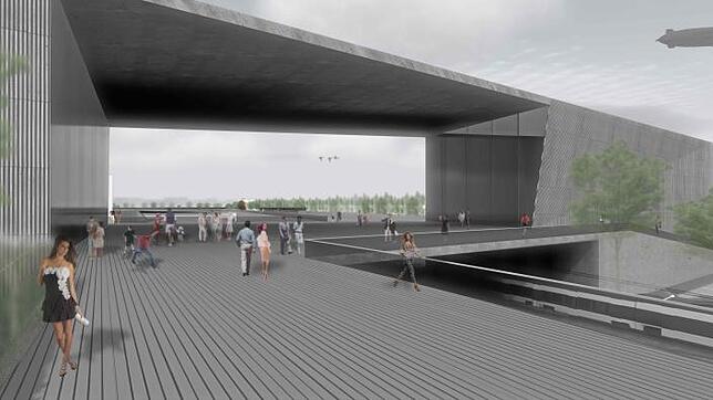 Die Highline: So nennt sich der überdimensionale Steg, das Gleisdreieck bei Klein Venedig. Er könnte die Stadtzentren von Kreuzlingen ...