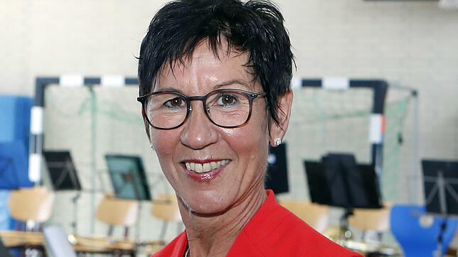 Lehrerin Cilly Nakowitsch-Scherer hat am Donnerstag ihren letzten Tag in der Blumberger Realschule. Bild: Roger Müller
