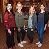 Bei der Hauptversammlung gibt es Ehrungen für besonderes Engagement im Turnverein Donaueschingen (von links): Eva Mauz, Cornelia Wolf, ...