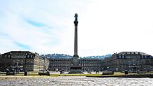 Der Schlossplatz in Stuttgart. Hier soll beim DFB-Pokalfinale ein großes Public Viewing stattfinden.