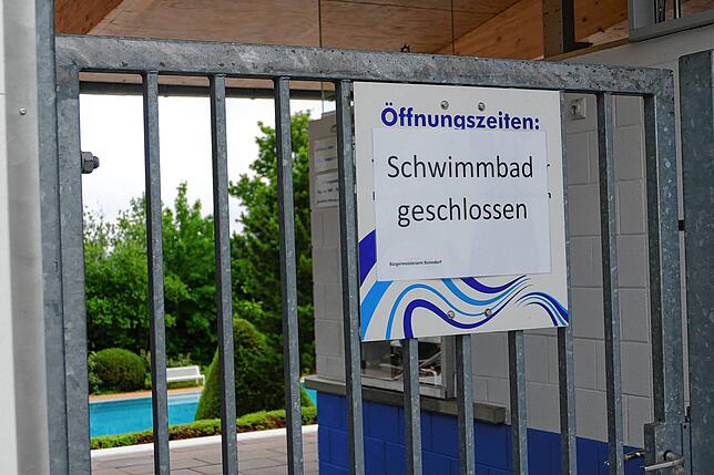 Das Schwimmbad Bonndorf ist wegen der Corona-Pandemie bis auf Weiteres geschlossen.