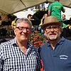 Das Organisationsteam Arnfried Winterhalder (links) und Andreas Budde zeigte sich äußerst zufrieden mit dem 45.&nbsp;Städtlefest Stühlingen.