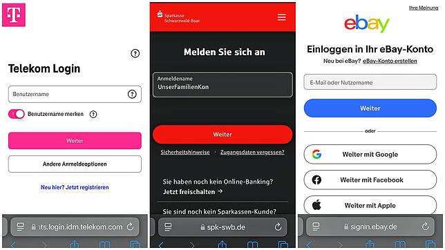 Logins zu Telefon- und E-Mail-Anbietern, Bankkonten oder Shopping-Portalen sollten Lebenspartner lieber getrennt halten. Und auch nicht ...