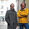 Klaus Woerner (links) und Helmut Norwat von der Gruppe Überlingen Zero setzen sich für eine klimaneutrale Stadt bis 2035 ein. Sie ...