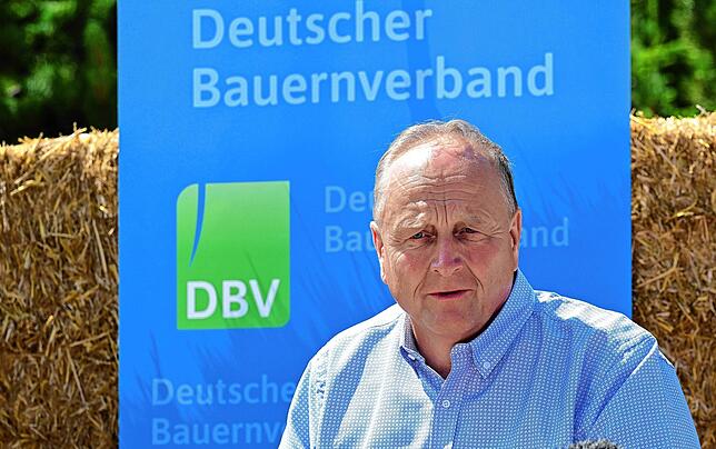 Seit Jahrzehnten im Geschäft, auch als Landwirt: Joachim Rukwied, Präsident des Deutschen- und des Landes-Bauernverbands.