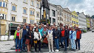 Die Mitglieder des katholischen Kirchenchores genießen ihre Tage in Tirol und freuen sich über viele Erlebnisse. Foto: Brigitte Dhenin