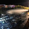 Lediglich Metallschrott blieb nach dem Brand eines Wohnanhängers in Gottmadingen übrig.