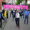 Singens Händlergemeinschaft ist am Start: Christoph Greuter, Philipp Künz, Joachim Haffner, Gerd Springe, Matthias Müller, Hans Wöhrle, ...