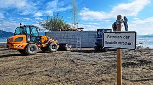Die Arbeiten an der Insel Hoy sind auf der Zielgeraden. Noch vor den Osterfeiertagen soll die Baumaßnahme abgeschlossen sein.