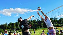 Die Volleyball-Turniere des FC Hüfingen kommen gut an. Bild: Rainer Bombardi