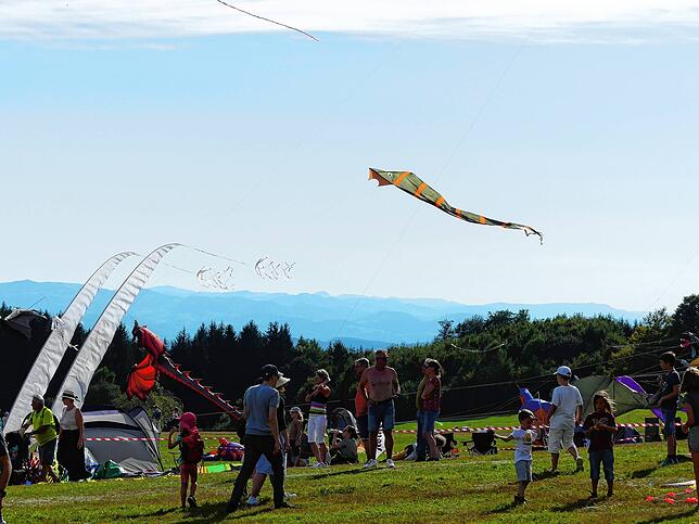 Bild 11: Bilder vom 11. Familien-Drachenfest auf dem Flugplatz in Hütten