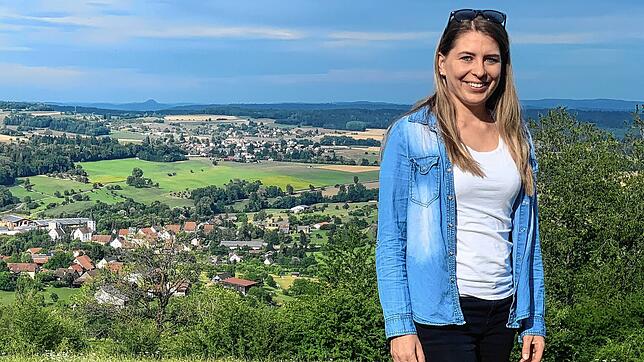 Nathalie Netzhammer (32) ist im Klettgauer Ortsteil Bühl aufgewachsen. Sie schätzt das Vereinsleben und die Lage der Gemeinde.