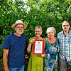 Freude über den Kulturpreis 2024: Als Delegierte nahmen Gerhard Schwarz, Jutta Binner-Schwarz, Antonia Kramer-Diem und Engelbert Klösel ...