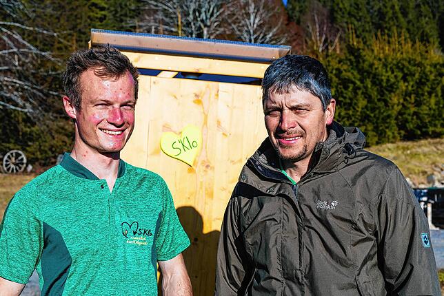 Fridolin Einwald (links) und sein Geschäftspartner Michael Heizmann.