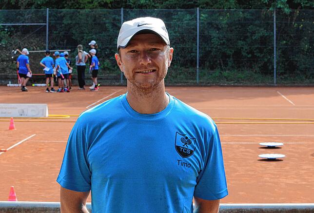 Timo Feger ist Trainer und Jugendwart des Tennisclub Gottmadingen
