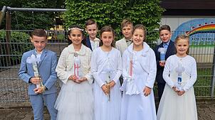 Kommunion in Wallbach.