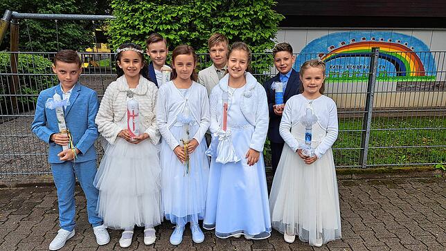 Kommunion in Wallbach.
