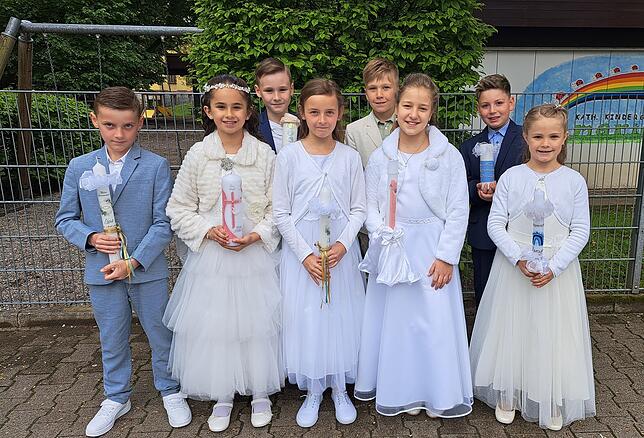 Kommunion in Wallbach.