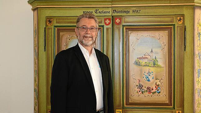 Amtsinhaber Markus Möll ist zweiter auf dem Wahlzettel zur Bürgermeisterwahl in Büsingen.