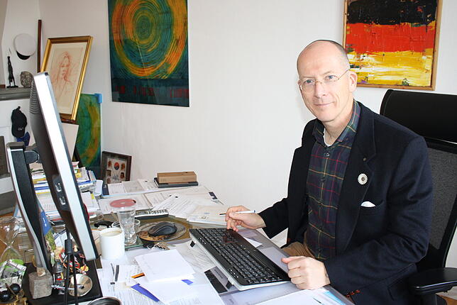 Bernd Westermeyer freut sich auf die 100-Jahr-Feier seiner Schule. Er leitet das weltberühmte Internat seit dem 1. August 2012.