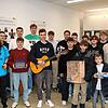 Das sind die Nachwuchsforscher, die am Schülerforschungszentrum ihre Projekte für den Jugend-Forscht-Wettbewerb entwickelt haben. Hinten ...