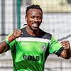 Freude bei Hermann Patrice Takuete und dem FC Furtwangen, der die SG Dauchingen/Weilersbach mit 3:2 besiegte.