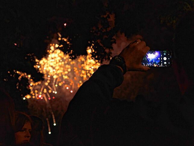 Bild 18: Bilder vom Feuerwerk beim Seehasenfest