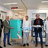 Bernd Zimmerman (Verwaltungsleiter des Krankenhauses), Werner Gaiser (stellvertretender Vorsitzender Krankenhausförderverein), Christian ...
