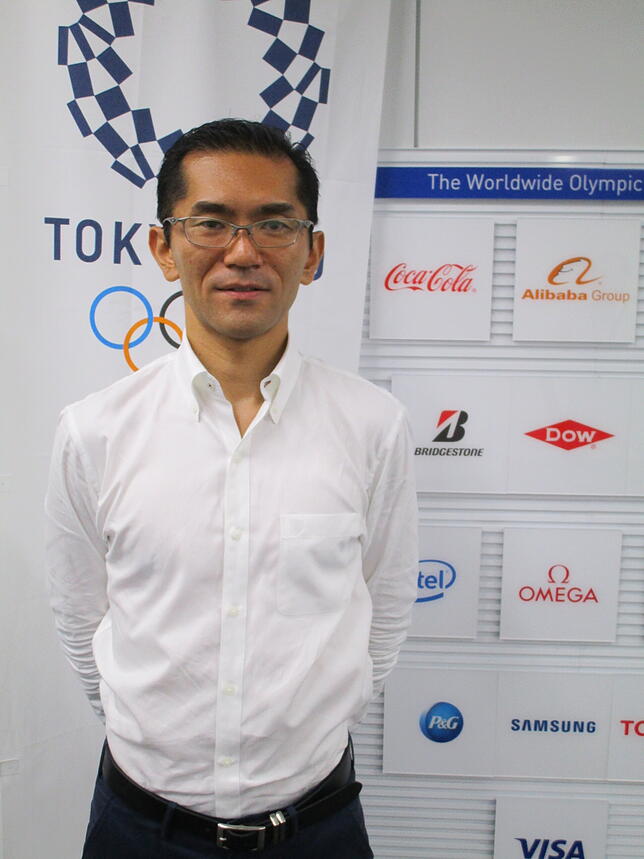 Der Sprecher des Organisationskomitees der Olympischen Spiele 2020 in Tokio, Masa Takaya.