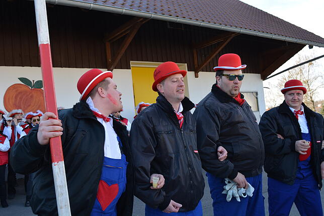 Bild 26: Bilder vom Narrenbaumsetzen in Leimbach