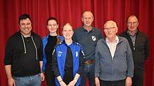 Der Vorstand des Fördervereins (v. l.): stellvertretender Vorsitzender Sebastian Schlachter, Kassiererin Amelie Wiedner, die Beisitzer ...