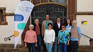 Im Vorstand des Gemeindehilfe-Vereins Unterkirnach sind von links Helga Dufner, Hubert Köstner, Bürgermeister Andreas Braun, Manuela ...
