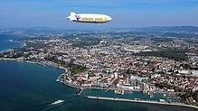 Bild : Die schönsten Bilder vom Flug des neuen Zeppelin NT über dem Bodensee
