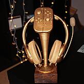 Diese selbstgemachte Trophäe wurde dem Sieger des Switch-Turniers beim letzten Treff im Jahre 2022 überreicht.
