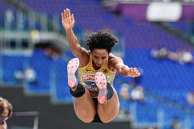 Auf dem Sprung zum nächsten Erfolg? Weitsprung-Star Malaika Mihambo fährt als Goldfavoritin nach Paris.