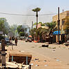 Seit 2015 nimmt die Gewalt von islamistischen Gruppen in Burkina Faso stetig zu. Unser Bild zeigt eine Straße in der Hauptstadt ...